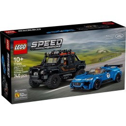 LEGO 77264 SPEED CHAMPIONS - Jaguar Project 7 e Land Rover Defender