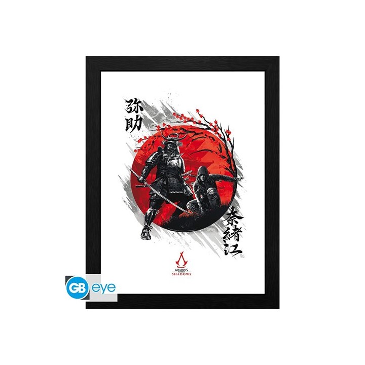 ABYSTYLE ASSASSIN'S CREED - Porster incorniciato: "Shadows Yasuke & N.