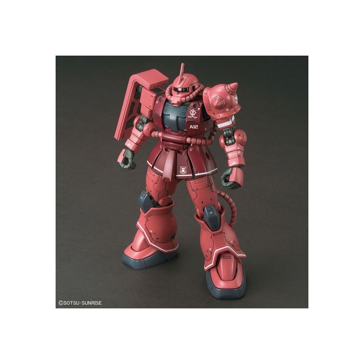 BANDAI MS-06S ZAKU II PRINCIPALITY OF ZEON CHAR AZNABLE’S MOBILE SUIT.