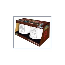 ABYSTYLE WORLD OF WARCRAFT - Set 2 Bicchieri: "Horde & Alliance EUROPE"