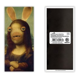 ABYSTYLE RAVING RABBIDS - Calamita "Soft Touch" 54x120 mm : "La Gioconda"