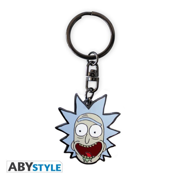 ABYSTYLE RICK AND MORTY - Portachiavi in metallo : "Rick"