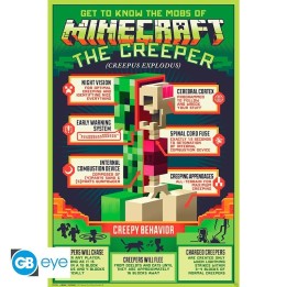 ABYSTYLE MINECRAFT - Poster grande: "Creepy Behaviour" (91.5x61)