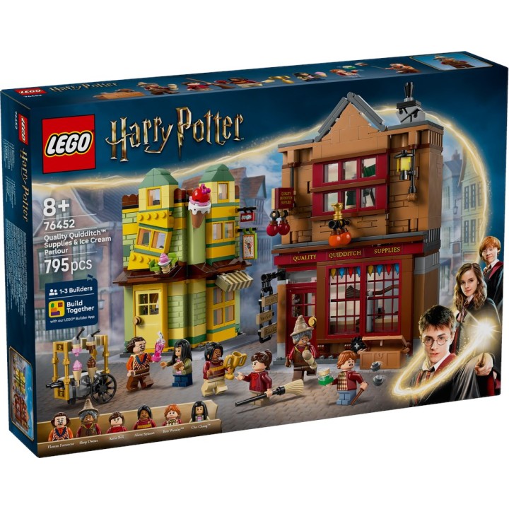 LEGO 76452 HARRY POTTER - Accessori di Prima Qualità per il Quidditch e Gelateria