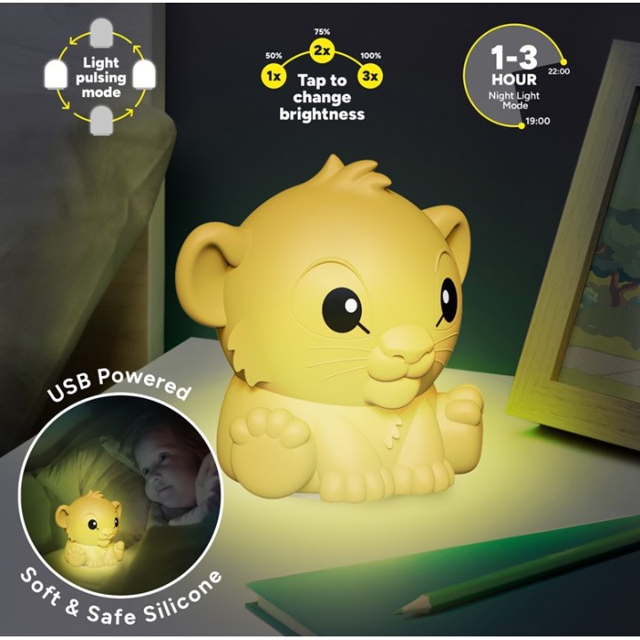 PALADONE - Simba SquishyGlo Silicone Light Rechargeable