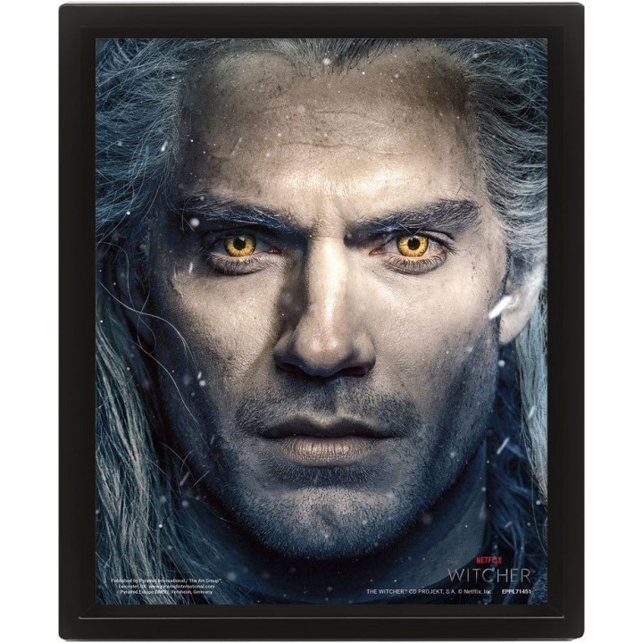 PYRAMID THE WITCHER (INTERTWINED) - POSTER 3D LENTICULAR INCORNICIATO