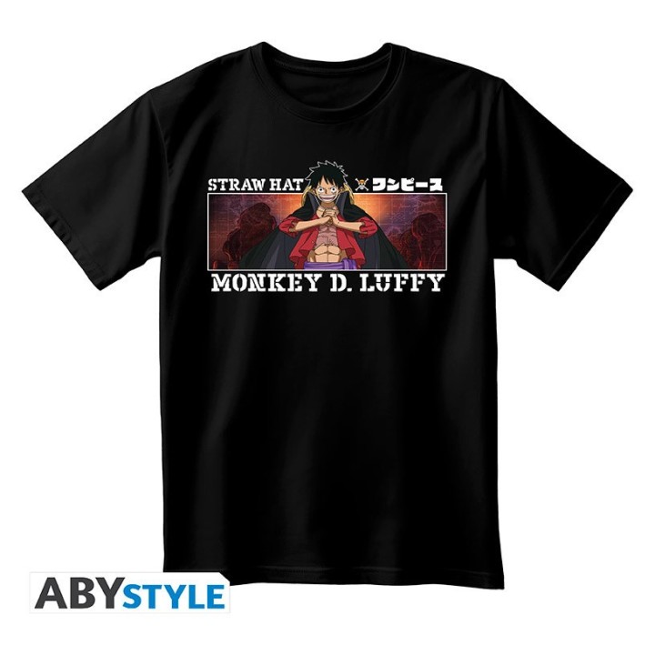 ONE PIECE - Tshirt unisex black - Monkey D. Luffy - Medium - Unisex T-shirts