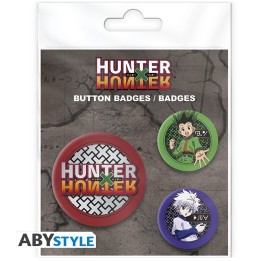 ABYSTYLE HUNTER X HUNTER - Badge Pack - Gon & Killua X4