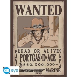 ABYSTYLE ONE PIECE - Poster: "Wanted Ace" (52x38)