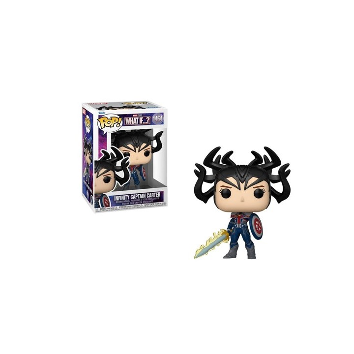 FUNKO POP Vinyl: Marvel Studios’ What If - Infinity Captain Carter 9 cm