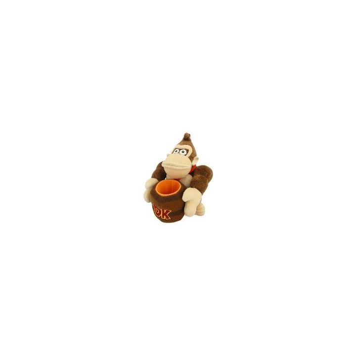 Nintendo Together+ - Peluche Super Mario - Donkey Kong with Barrel 21cm