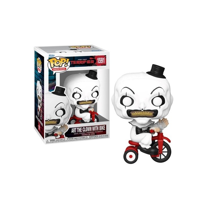 FUNKO POP Movies: Terrifier - 1591 Art The Clown With Bike 9 cm