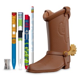 ERIK. PORTAPENNE CON SET DI SCRITTURA DISNEY PIXAR TOY STORY STIVALE WOODY