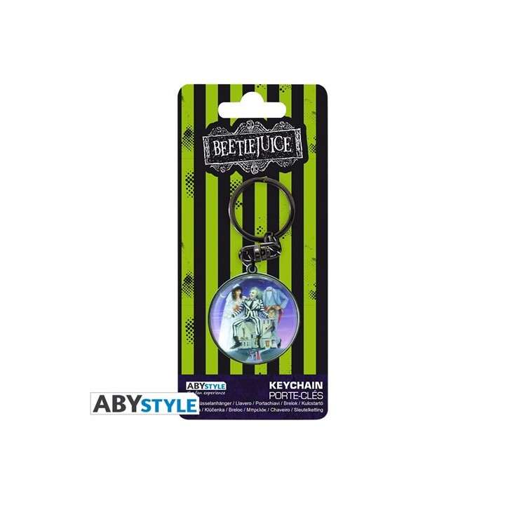 ABYSTYLE BEETLEJUICE - Portachiavi: "Beetlejuice and Maitland couple"