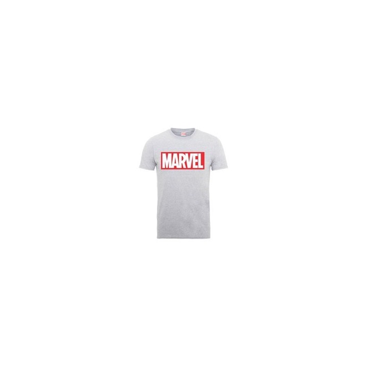 MARVEL LOGO T-shirt S grigia