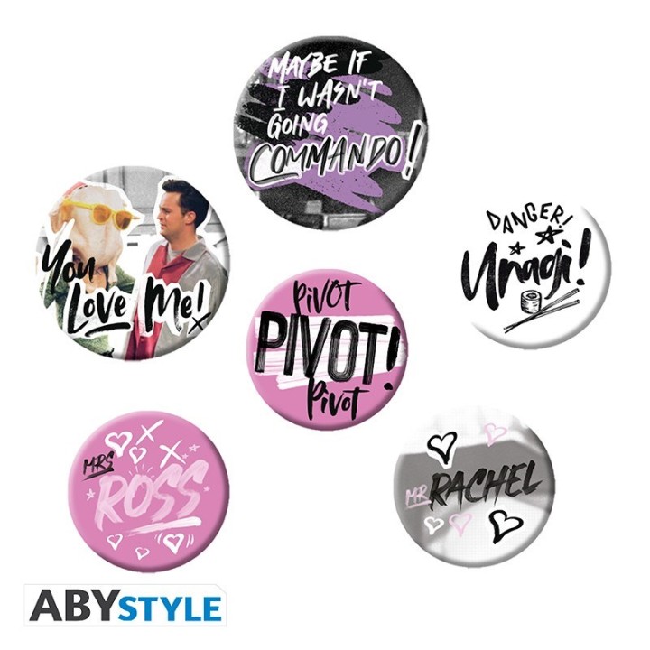 ABYSTYLE FRIENDS - Set 6 spille: Doodles