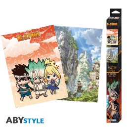 ABYSTYLE DR STONE - Set 2 Poster: "Artworks" (52x38)