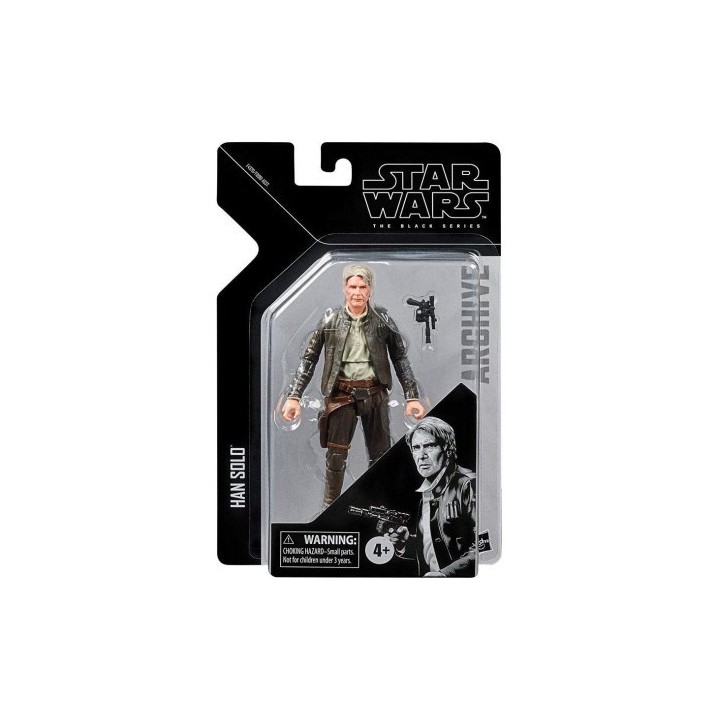 HASBRO STAR WARS: EPISODE 7 - BLACK SERIES - HAN SOLO FIGURE 15CM (DAMAGED BOX)