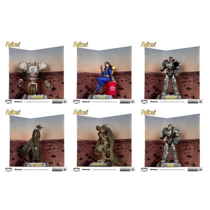 Mcfarlane toys 110406 - Movie maniacs fallout wave 3 assortment set (6)