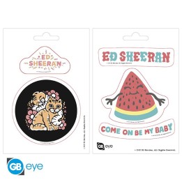 ABYSTYLE ED SHEERAN - Stickers: "16x11cm / 2 sheets - Set 1