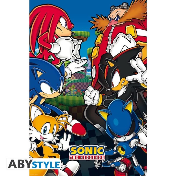 ABYSTYLE SONIC - Poster grande: "Group" (91.5x61)