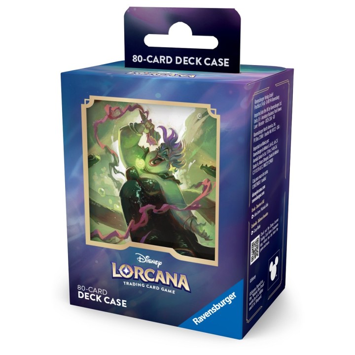 RAVENSBURGER Disney: Lorcana - Set 7 L’Isola di Archazia - Porta Mazzo - Ursula - Deceiver of All​ Ench.