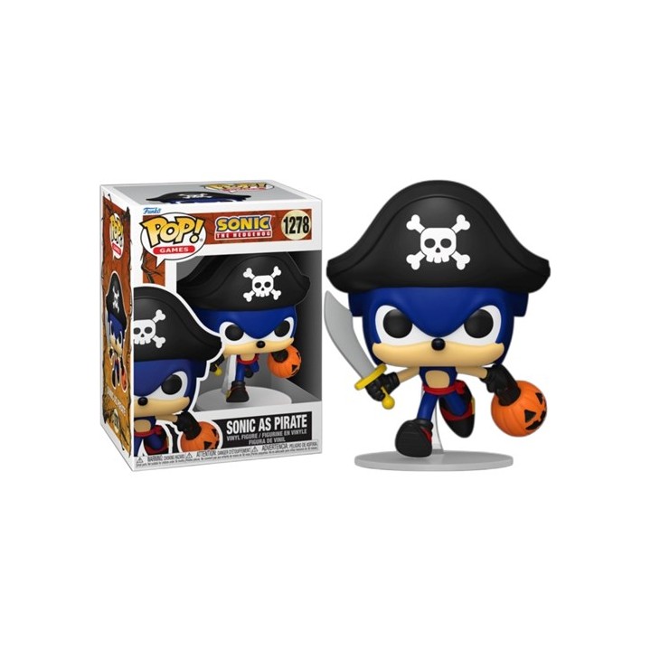 FUNKO POP Games: Sonic The Hedgehog - 1278 Sonic As Pirate 9cm