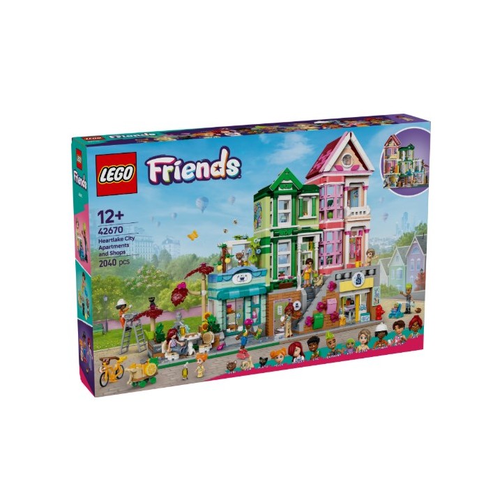 LEGO 42670 FRIENDS Appartamenti e negozi di Heartlake City