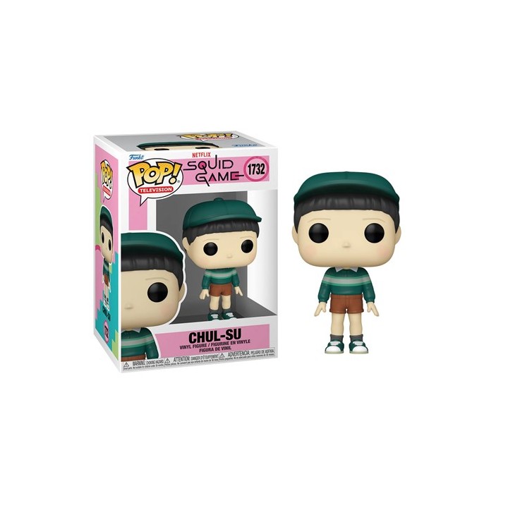 FUNKO POP Television Squid Game N° 1732 - Chul-Su 9cm