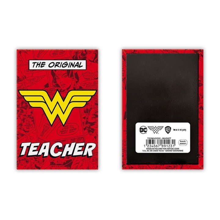 ABYSTYLE Wonder Woman - Calamita: THE ORIGINAL "W" TEACHER