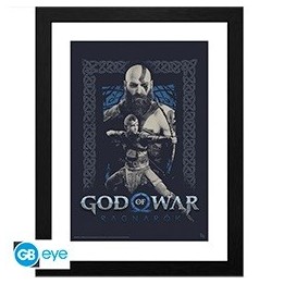 ABYSTYLE GOD OF WAR - Poster incorniciato: "Kratos and Atreus" (30x40)