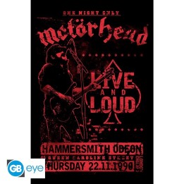 ABYSTYLE MOTORHEAD - Poster grande: "Live and loud" (91.5x61)