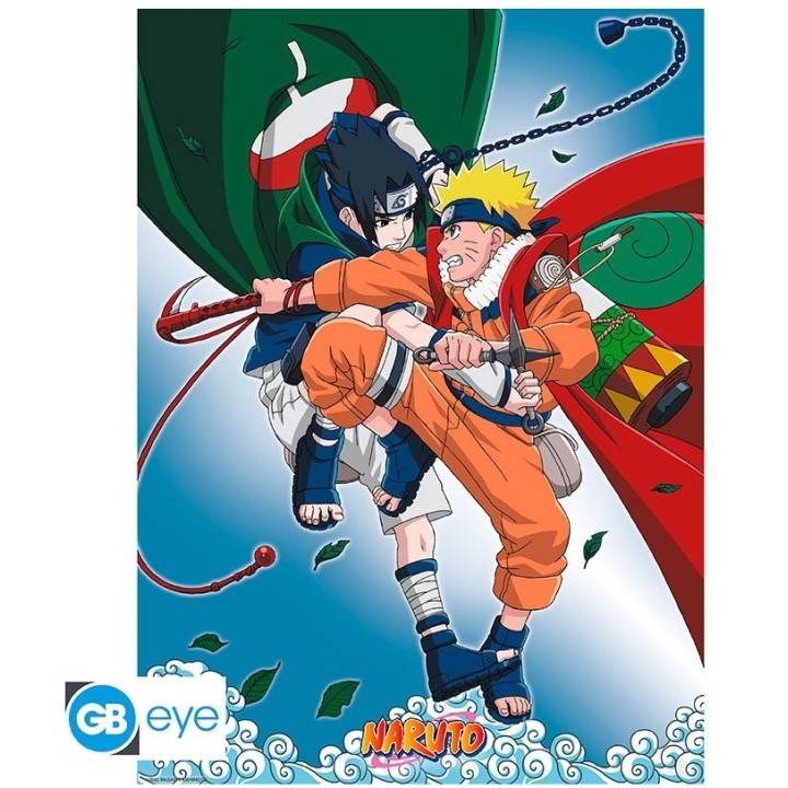ABYSTYLE NARUTO - POSTER " Naruto vs Sasuke " (52x38Cm)