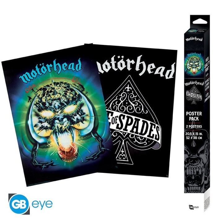 ABYSTYLE MOTORHEAD - Set 2 Poster: "Overkill / Ace of Spades" (52x38)