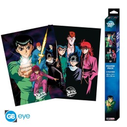 ABYSTYLE YU YU HAKUSHO - Set 2 Poster: " Gruppo Yusuke" (52x38)