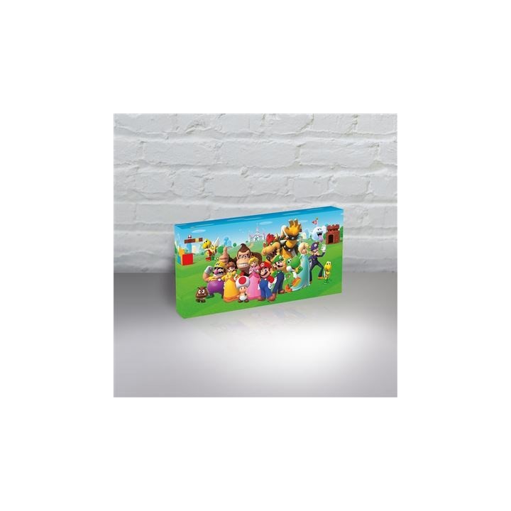 PYRAMID - SUPER MARIO (GROUP) LETTERBOX LIGHT UP CANVAS