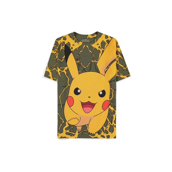 DIFUZED Pokémon - Pikachu Lightning Men's Short Sleeved T-shirt M