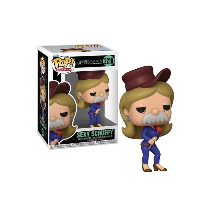 FUNKO POP Animation: Futurama - 2210 Sexy Scruffy 9cm