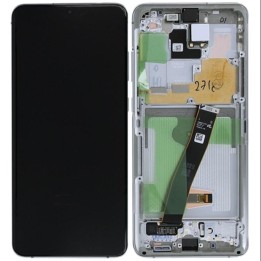 TOUCHSCREEN + DISPLAY LCD DISPLAY COMPLETO + FRAME PER SAMSUNG GALAXY.
