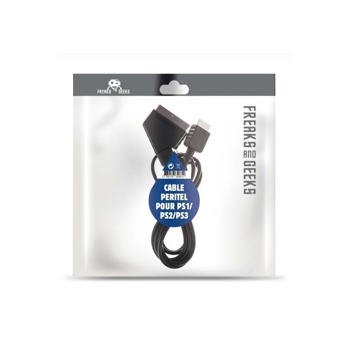 Scart cable for PS1/PS2/PS3 (in F&G bag + label)