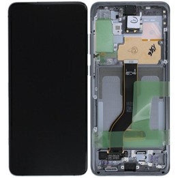 TOUCHSCREEN + DISPLAY LCD DISPLAY COMPLETO + FRAME PER SAMSUNG GALAXY.