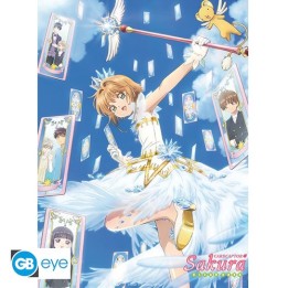 ABYSTYLE CARDCAPTOR SAKURA - Poster 52x38 : " Sakura & Cards"