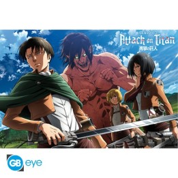ABYSTYLE ATTACK ON TITAN - Poster Maxi (91.5x61): "Ready to fight!"