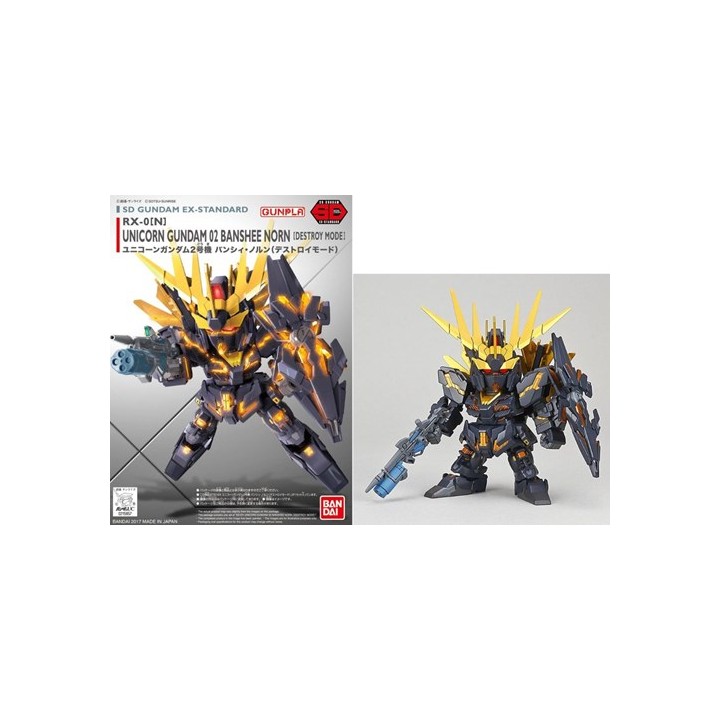 BANDAI SD GUNDAM EX-STANDARD UNICORN GUNDAM 02 BANSHEE NORN (DESTROY..