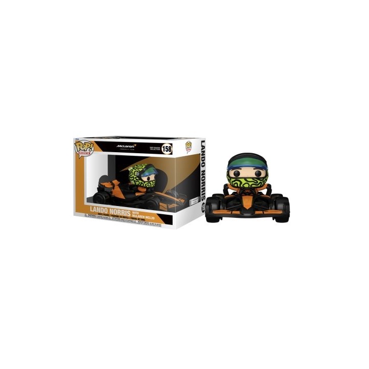 FUNKO POP Rides Super: McLaren - 158 Lando Norris With McLaren MCL39