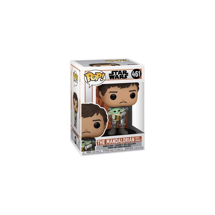 FUNKO POP Star Wars: Mandalorian - 461 Mando w/Child 9 cm