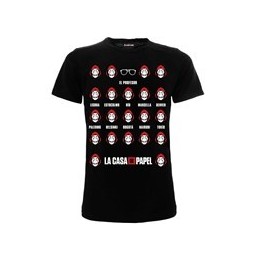 CASA DI CARTA MASCHERE T-shirt S NERA