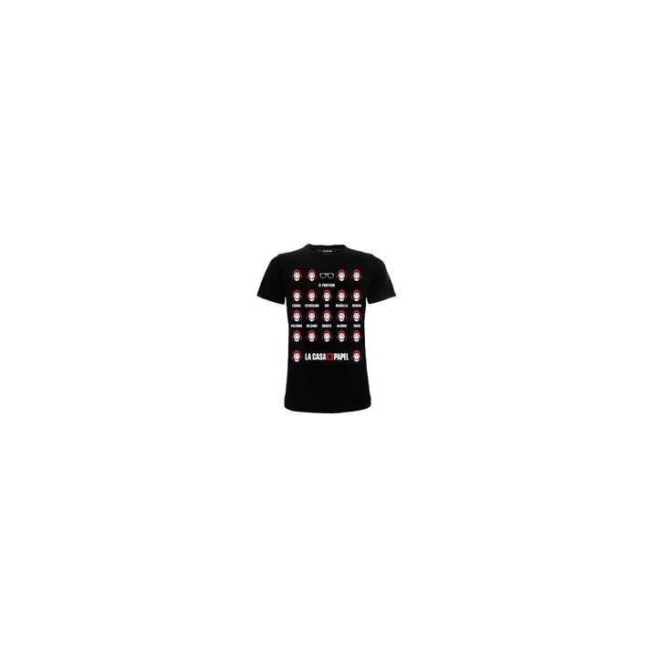 CASA DI CARTA MASCHERE T-shirt S NERA