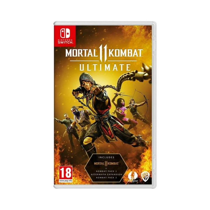 NSW Mortal Kombat 11 - Ultimate Edition (Includes Kombat Pack 1 & 2 + Aftermath Expansion) (Code in a Box) EU