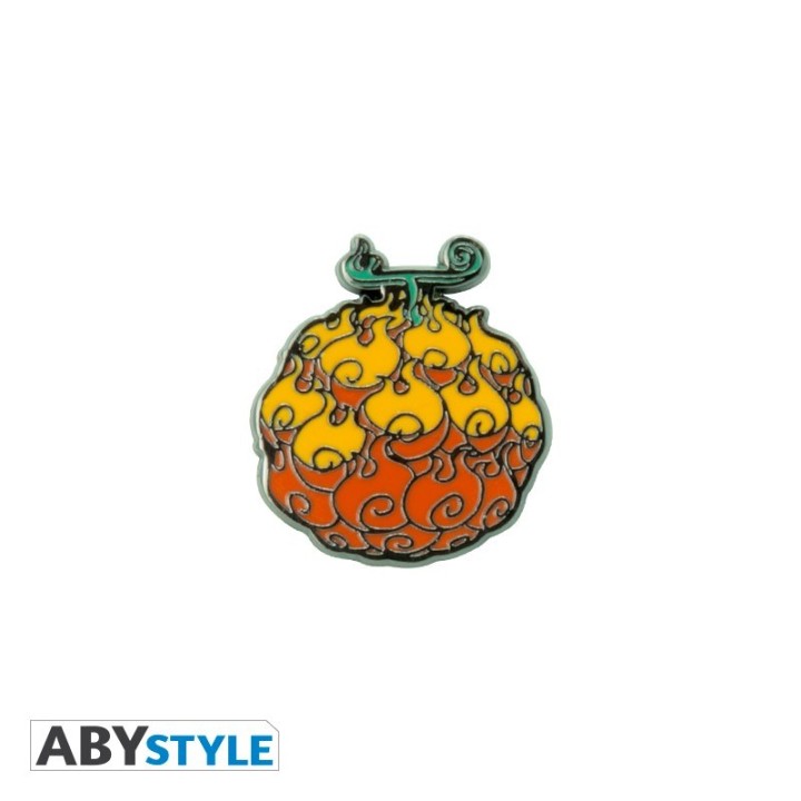 ABYSTYLE ONE PIECE - Spilla: "Flame-Flame Fruit"